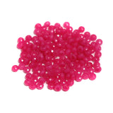 100 Gm, 4mm Acrylic Faceted Rondelle Beads
