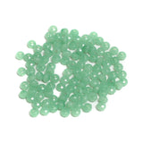 100 Gm, 4mm Acrylic Faceted Rondelle Beads