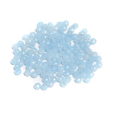 100 Gm, 4mm Acrylic Faceted Rondelle Beads