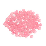 100 Gm, 4mm Acrylic Faceted Rondelle Beads
