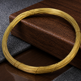 18 Mtrs 22 Gauge Golden Plated Brass Craft Wire