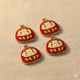 10 Pcs 17x15mm Enamel Charms