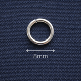 8mm Metal Open Jump Rings