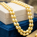 12x8mm Taiwan Baroque Shell Pearl Beads, Drop Shape String