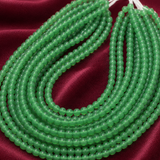 1 String Glass Round Beads 3 mm