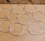 100 Pcs Steel Ear Hoops