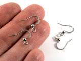 100 Pcs 15mm, Steel Ear Hooks