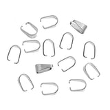 100 Pcs 7mm, Steel Pinch Bails