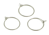 100 Pcs Steel Ear Hoops