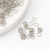 Brass Rhodium Plated Jump rings