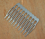 2 Inch 5 Pcs 10 Teeth Metal Hair Comb Clip