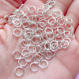 5mm Metal Open Jump Rings Golden