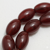 22 Acrylic Oval Beads Enamel finish 16x10 mm