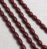 1 String 16x10mm Acrylic Oval Beads Enamel finish