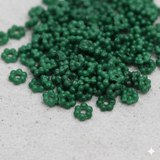 100 Gms Acrylic Chakri Beads Green 4mm