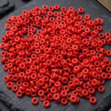 100 Gms 4mm Acrylic Donut Beads