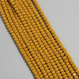 12 Strings, 2mm Chocolate Acrylic Kharbooja Beads