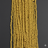 30 Strings Acrylic Round Beads Light Chocolate 2mm