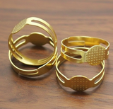 Finger Ring Base Golden Free Size