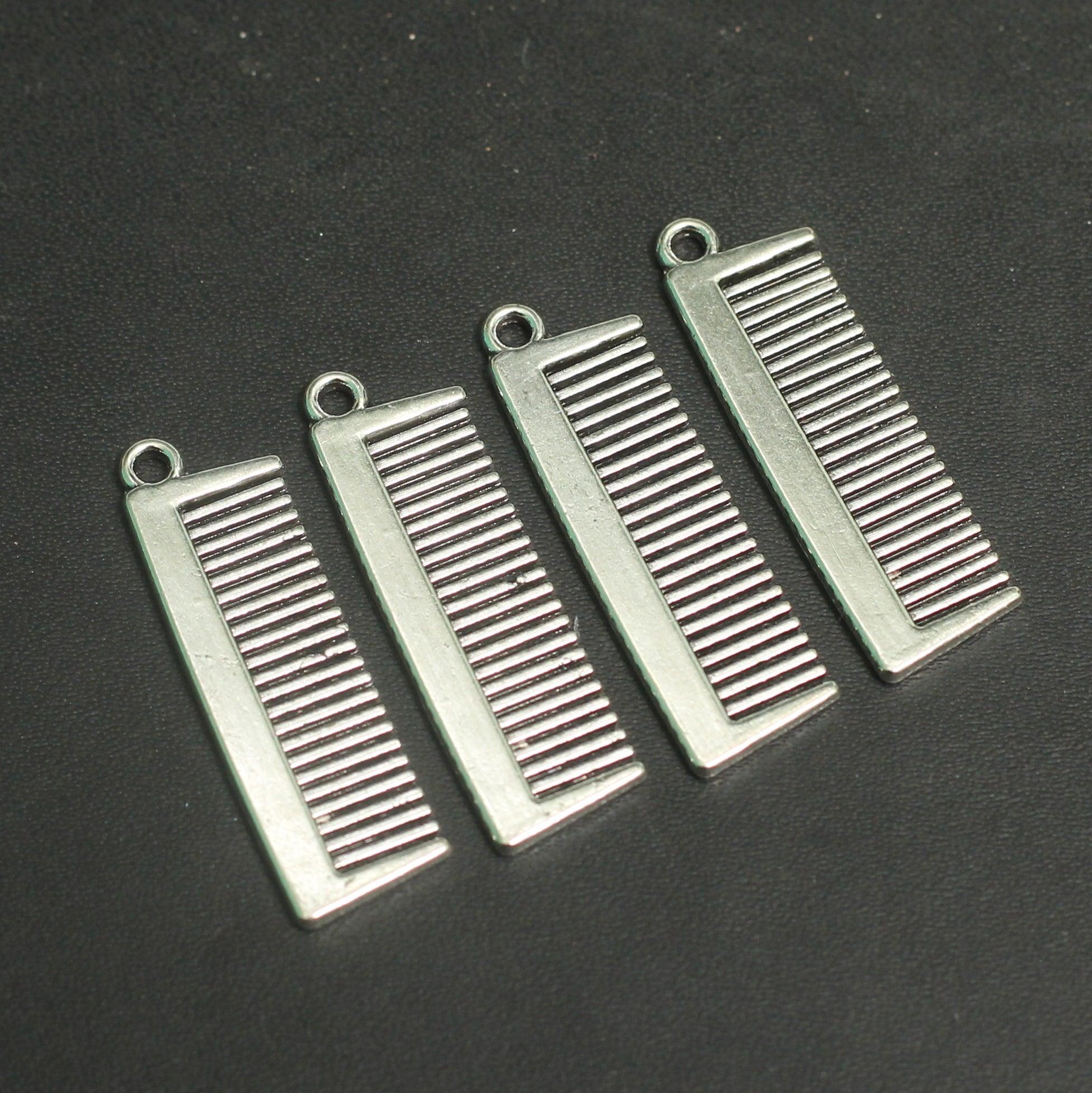 Inch German Silver Comb Charms – beadsnfashion - Main Image