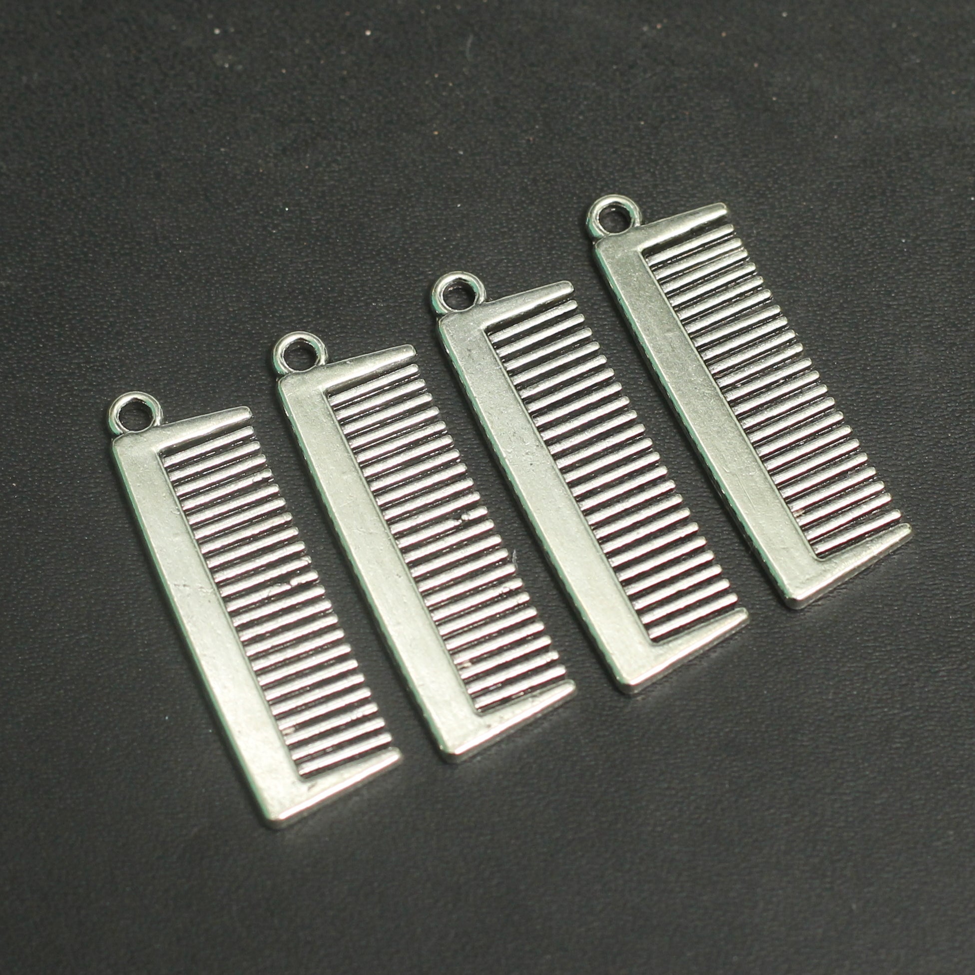 1.25 Inch German Silver Comb Charms