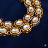 25 Pcs 11X13mm Meenakari Kundan Kadi Chain