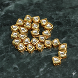 25 Pcs 7X10mm Meenakari Kundan Kadi Chain