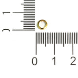 5mm Golden Closs Jump Rings