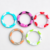 5 Pcs 20mm Designer Snap Lock Connector Ring