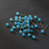 100 Gms, 4-5mm Round Glass Loreal Beads