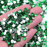 6mm Flat Half Round Acrylic Stones Assorted For Jewellery Making & Decorating, 10 Colours