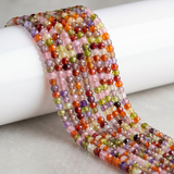 1 String 3mm Cubic Zircon Micro Faceted Beads Diamond Cut CZ Beads