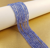 1 String 2mm Cubic Zircon Micro Faceted Beads Diamond Cut CZ Beads