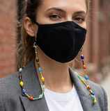 Beaded Designer Mask Chain Dori Multicolor