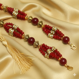 Designer Crystal Faceted Beaded Necklace Dori