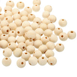 1 Kg AAA Quality Natural Round Wooden Beads