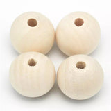1 Kg AAA Quality Natural Round Wooden Beads