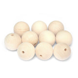 1 Kg AAA Quality Natural Round Wooden Beads