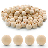 1 Kg AAA Quality Natural Round Wooden Beads