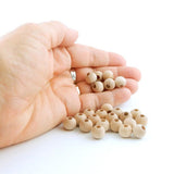 1 Kg AAA Quality Natural Round Wooden Beads