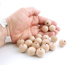 1 Kg AAA Quality Natural Round Wooden Beads