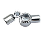 5 Pcs, Tube Cylinder Magnetic Clasps 24x11mm, 4mm Hole Size