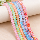 6 String 8x4mm Multicolor Pastel Beads Combo
