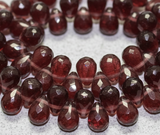 15x10mm Crystal Faceted Drop Beads