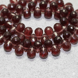 15x10mm Crystal Faceted Drop Beads