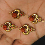 6 Pcs OM  Charms Connector