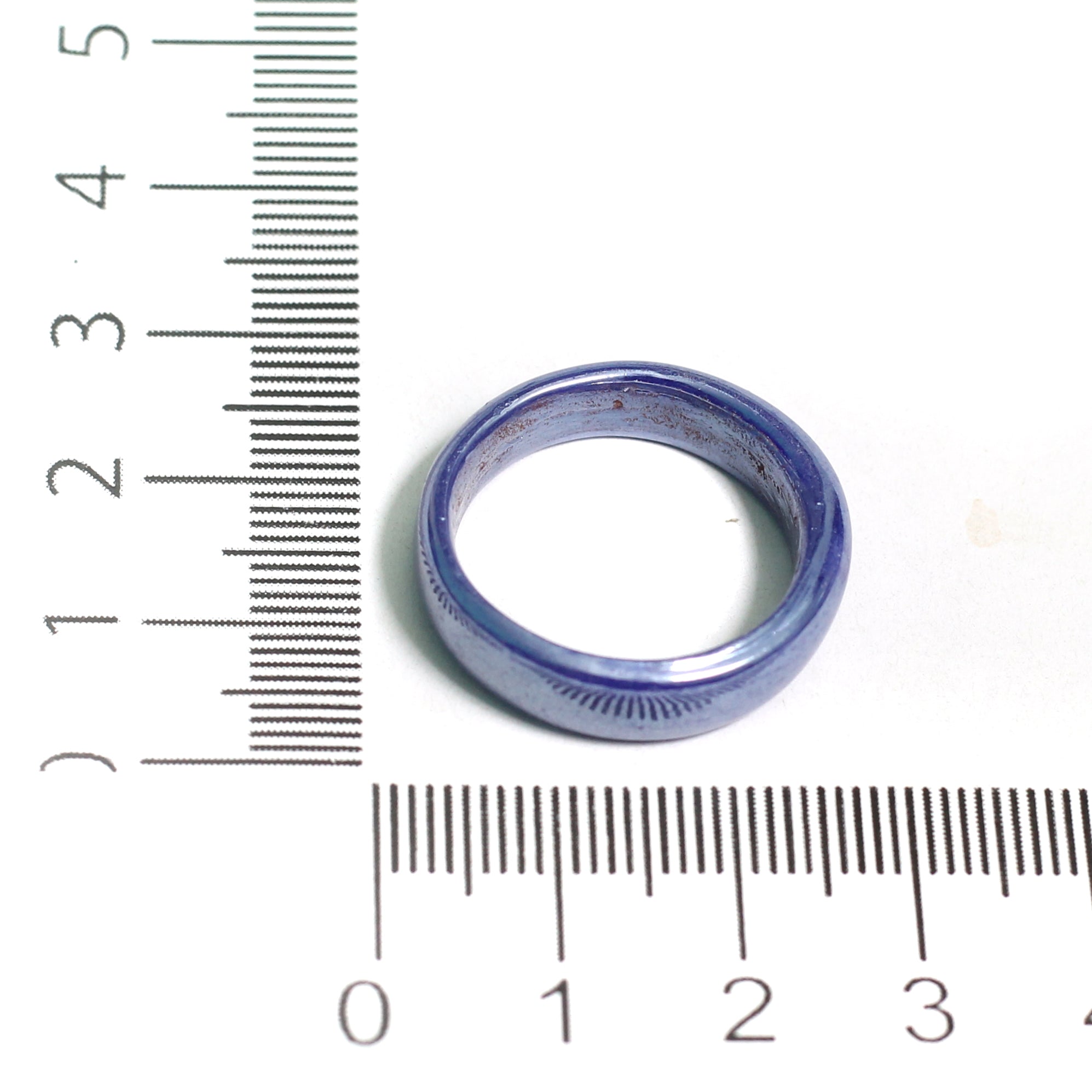 50 Pcs, Assorted Blue Glass Finger Rings
