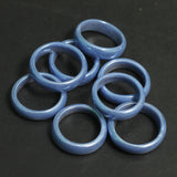50 Pcs, Assorted Sky Blue Glass Finger Rings