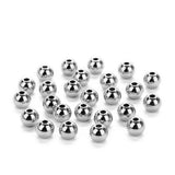 Steel Solid Round Beads