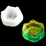 80mm Silicone Mold Lotus Shape Tealight Candle Holder Design